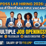 PDSS Lab Hiring 2026: Delhi में निकली Multiple Vacancies 🚀 | BD Executive, Telecaller, Sales Executive & Field Engineer Jobs