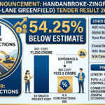 Handanbroke–Zingpal Highway Tender Result 2025: N H Constructions Emerges L1 with 54.25% Below Estimate