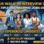 Venus Walk-In Interview 2026: Multiple Engineering Jobs Open for Experienced Candidates