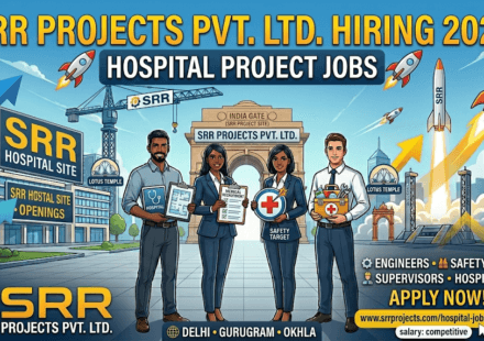 SRR Projects Pvt. Ltd. Hiring 2026 🚀 | Hospital Project Jobs for Engineers, Safety Officers & Supervisors