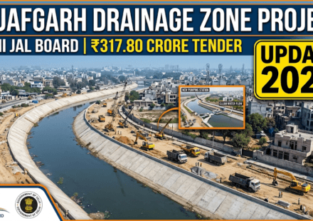 Najafgarh Drainage Zone Project Delhi 2026 – Delhi Jal Board ₹317.80 Crore Tender Update