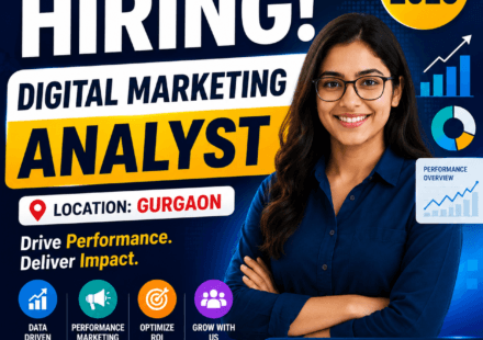 Digital Marketing Analyst Recruitment 2026 in Gurgaon | Apply Now for Performance Marketing Jobs