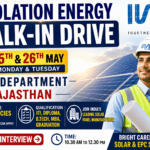 Insolation Energy Walk-In Drive 2026: EPC Department Jobs in Rajasthan | Apply Now