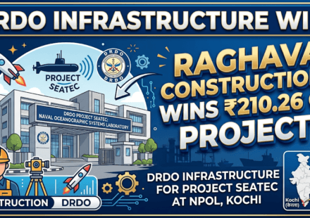 Raghava Constructions Wins ₹210.26 Cr DRDO Infrastructure Project for Project SEATEC at NPOL Kochi