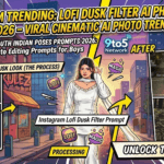 Instagram Trending Lofi Dusk Filter AI Photo Editing Prompts 2026 – Viral Cinematic AI Photo Trend Explained