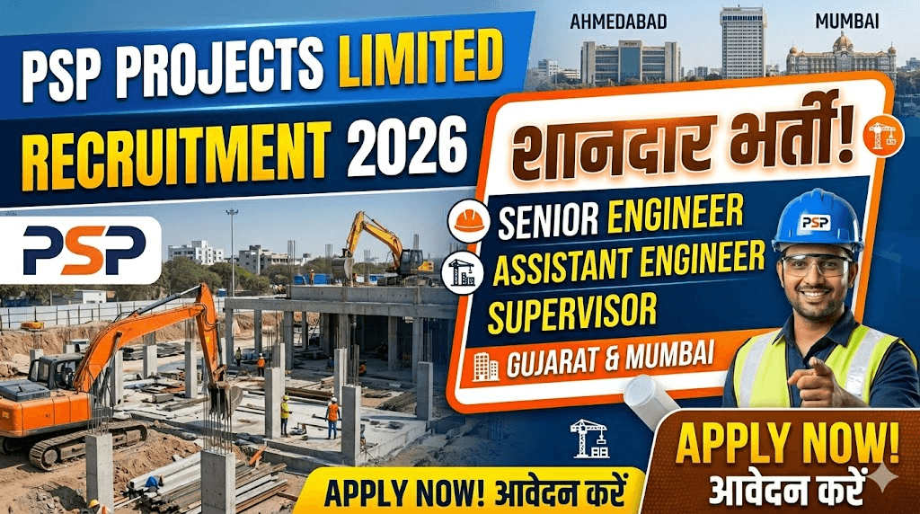 psp-projects-limited-recruitment-2026-gujarat-mumbai-jobs