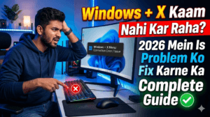 Windows + X Kaam Nahi Kar Raha? 2026 Mein Is Problem Ko Fix Karne Ka Complete Guide