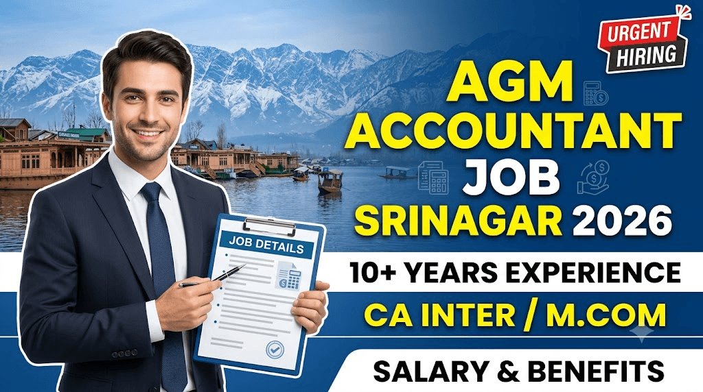 AGM Accountant Job Srinagar 2026: Leading Agribusiness Company