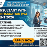 SAP PP Consultant Recruitment 2026: Variant Configuration VC Jobs in Hyderabad & Noida