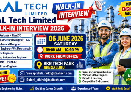 Multiple Engineering Vacancies