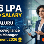 Pharmacovigilance Services Manager Recruitment 2026 – Bengaluru | ₹46 LPA Fixed Salary
