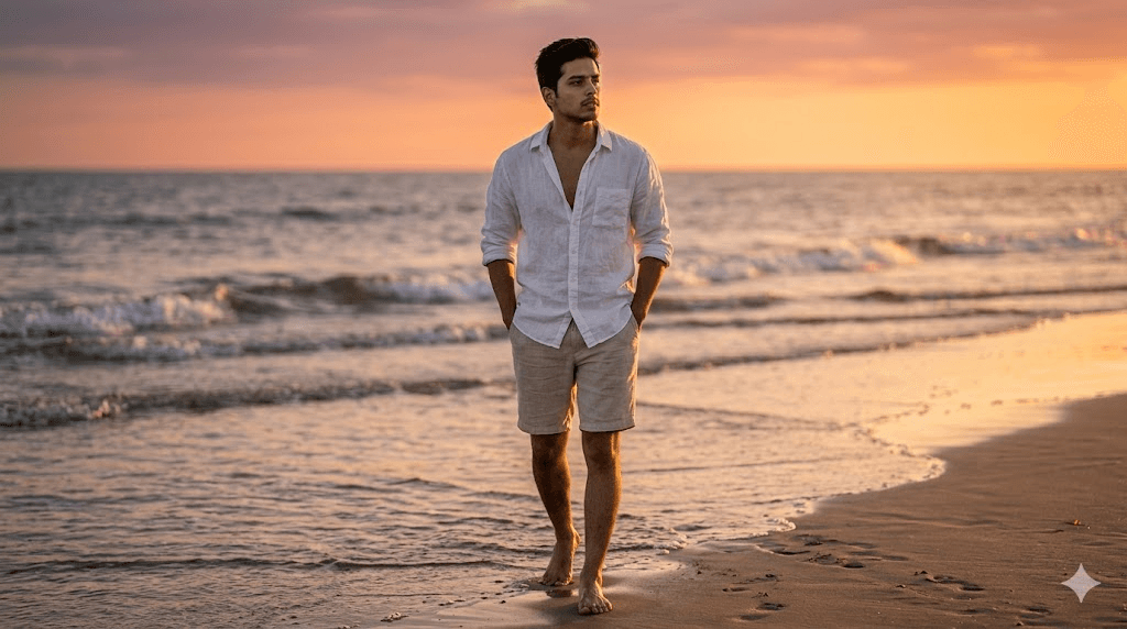 4. Relaxed Beach Vibes Prompt