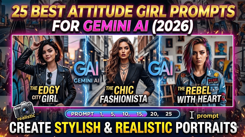 Attitude Girl Prompts for Gemini AI