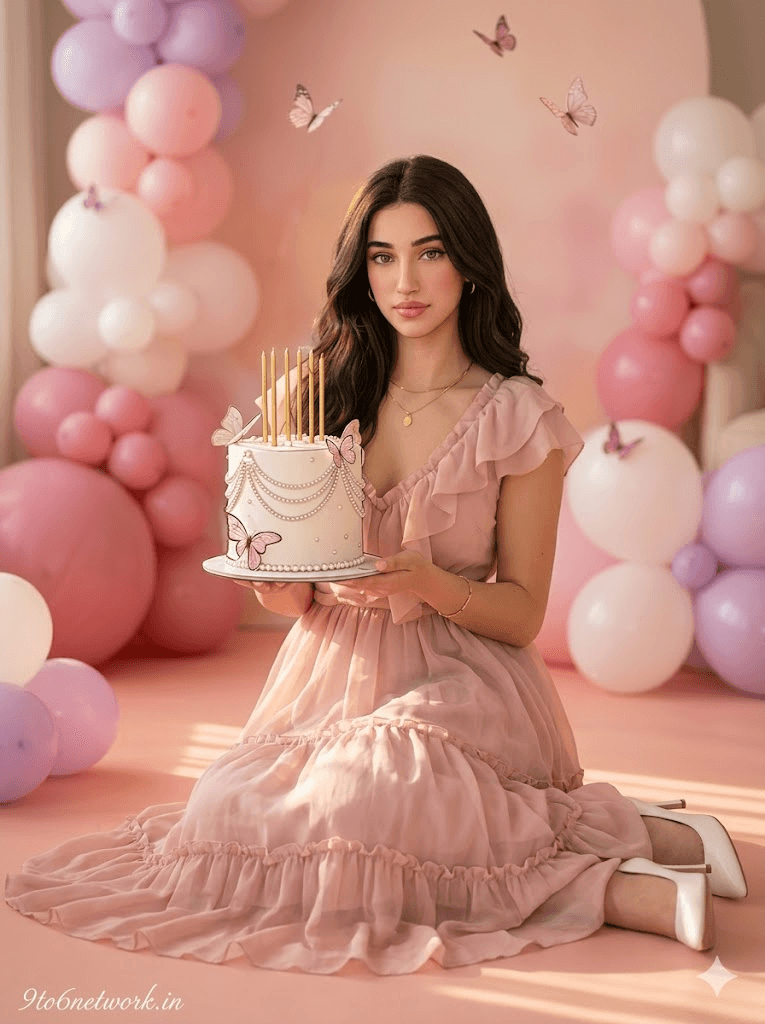 2. Blush Pink Pinterest Birthday Girl