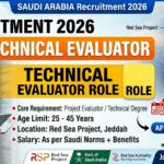 Saudi Arabia PRC Project Recruitment 2026